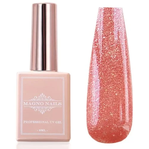 Crystal Glitter Gel - UV Gel - 4809 - Carmine